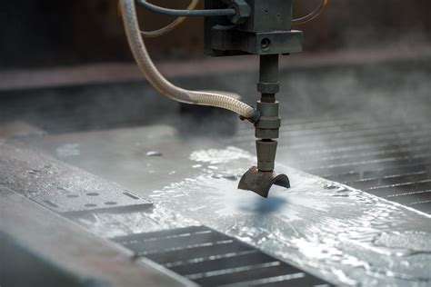 waterjet cutting sheet metal|high pressure water cutting metal.